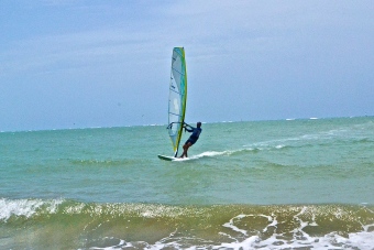 Cabaret is known as one of the top destinations for wind surfing © Krystal Seecharan